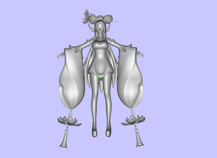 王者榮耀貂蟬GK白模，3D打印模型